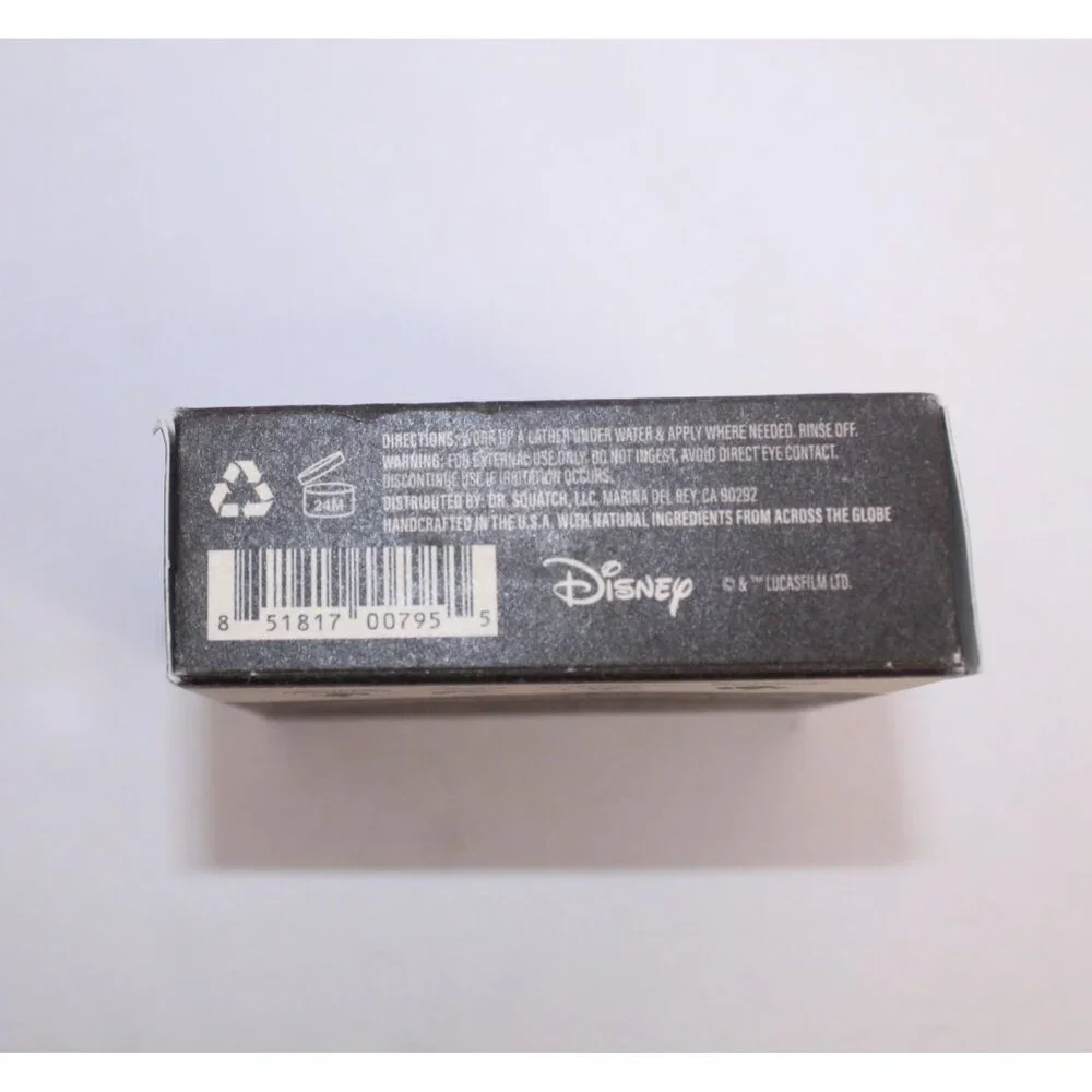 Dr. Squatch Star Wars Dark Side Heavy Grit‎ Scrub Scented Soap 5 oz. Limited NIB